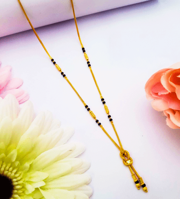 Long Chain 22K Gold Mangalsutra