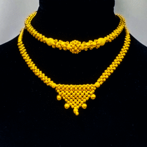 22K Gold Galsari Necklace for Women's