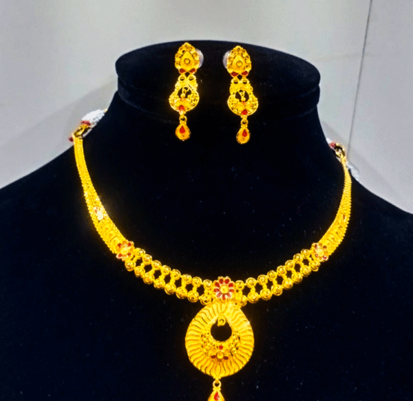 Handcrafted 22K Gold Necklace for Women's