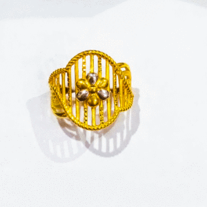 22K Gold Ring Necklace for Women's