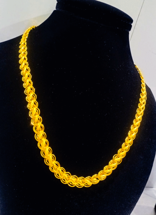 Premium Quality 22K Pure Gold Chain for Men - Image 2