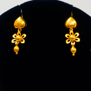 Classic 22K Gold Earrings for Women's