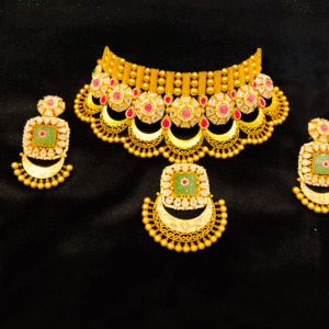 Premium Purity 22 Karat Gold Necklace Set