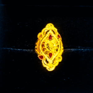 Hallmarked 22K Gold Ring for Women's