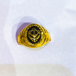 Elegant 22 Karat Gold Ring for Men's