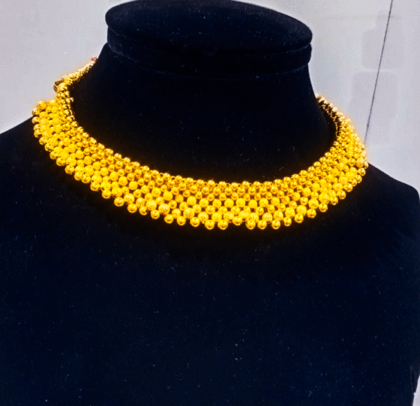 Traditional 22K Pure Gold Galsari Necklace for Women's