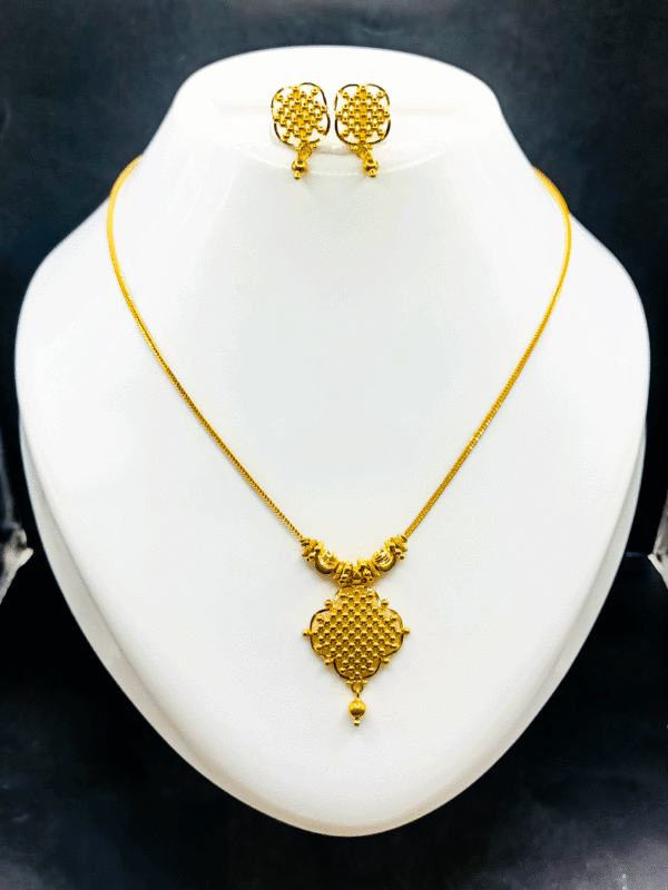 22K Pure Gold Jewelry Kanti Set for Women