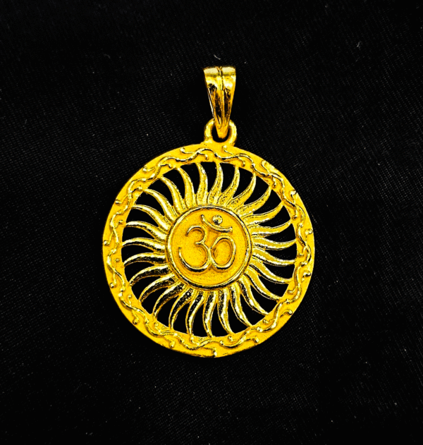 Minimalist 22K Rose Gold Pendant