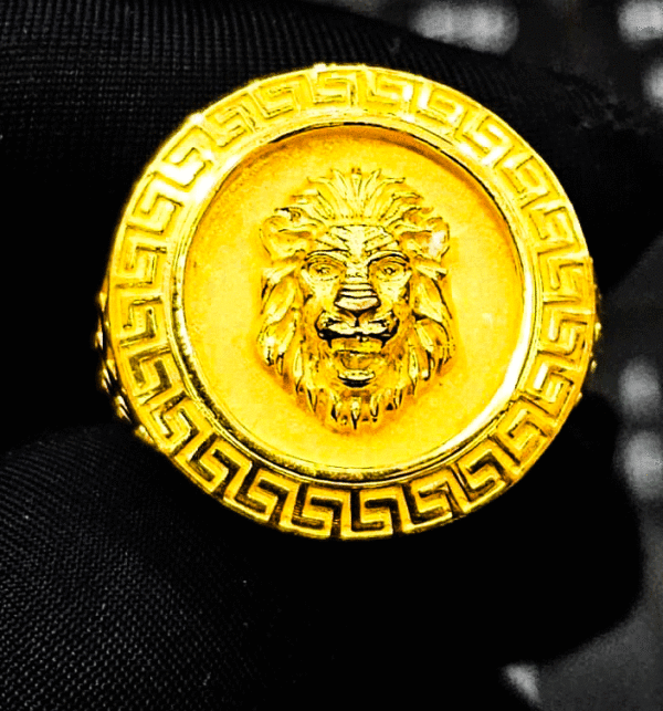22K Designer Gold Ring