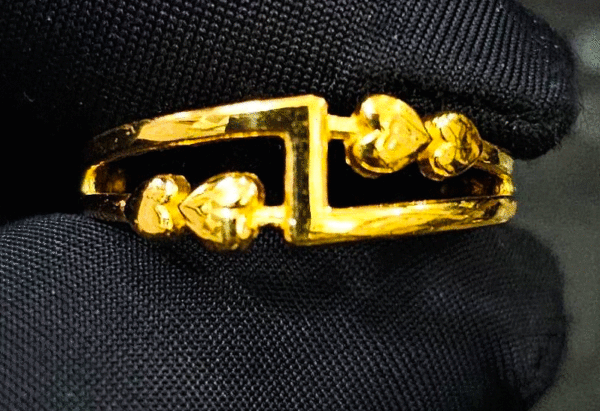 Refined Look 22K Pure Gold Ring For Women's
