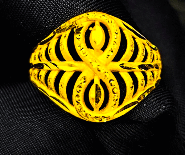 22K Designer Gold Ring