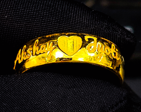 22K Designer Gold Ring For Men's and Women's