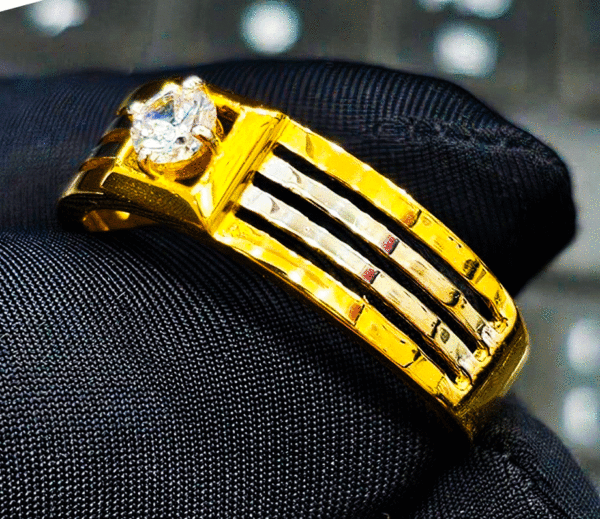 Elegant 22K Gold Ring For Men's
