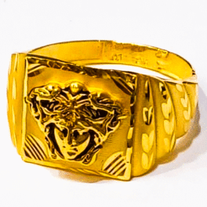 Elegant 22K Gold Ring For Men's