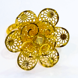 Lightweight 22K Gold Ring For Women's