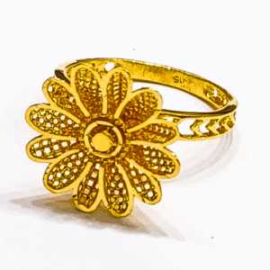 Refined Look 22K Gold Ring For Women's