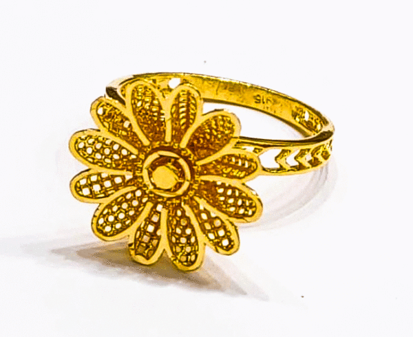Refined Look 22K Gold Ring For Women's