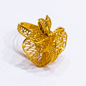Refined Look 22K Gold Ring For Women's