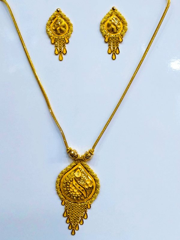 Hallmarked 22K Pure Gold Kanthi Set for Women