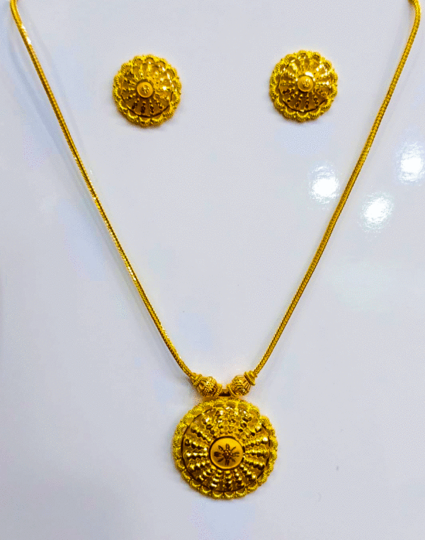 22K Pure Gold Kanthi Set for Women