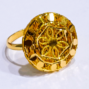 Refined Look 22K Pure Gold Ring For Women's