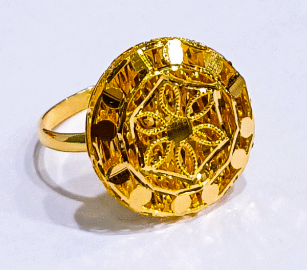 Refined Look 22K Pure Gold Ring For Women's
