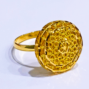 22K Pure Gold Ring For Women's