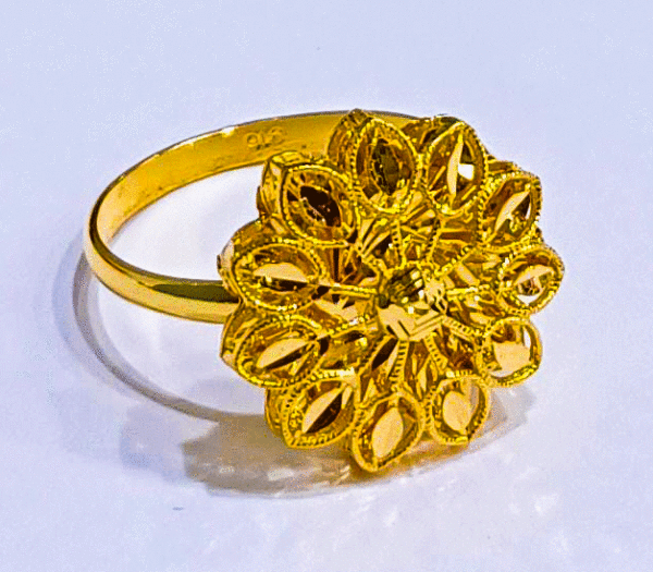 Modern 22K Pure Gold Ring For Women