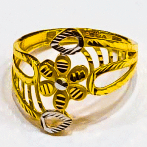 Stunning Design 22K Gold Ring For Women's