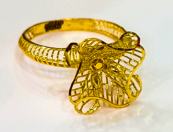Festive Attire 22K Gold Ring For Women's