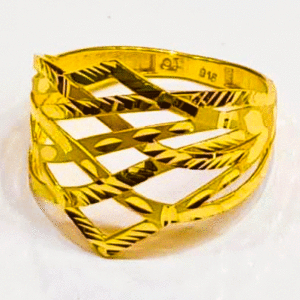 Stylish Look 22K Pure Gold Ring For Women's