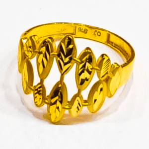 Inspired Design 22K Pure Gold Ring For Women's