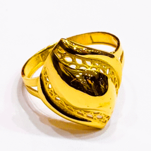 Lightweight 22K Pure Gold Ring For Women's