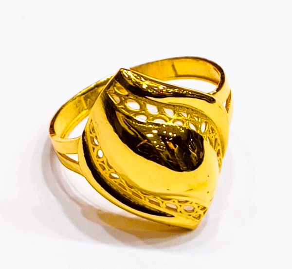 Lightweight 22K Pure Gold Ring For Women's