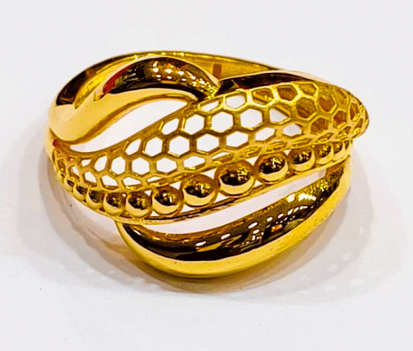 Modern 22K Pure Gold Ring For Women's