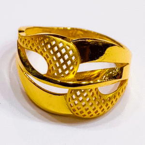 Lightweight 22K Pure Gold Ring For Women's