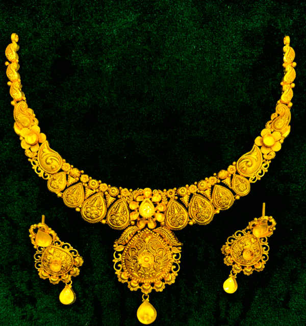 Traditional 22K Gold Bridal Necklace