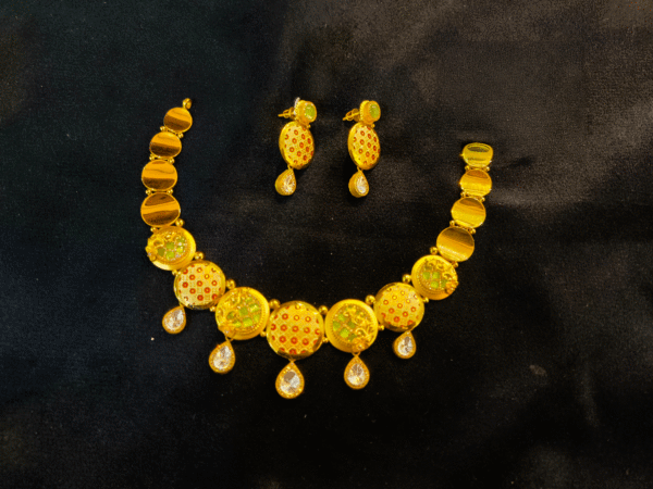 Elegant Quality 22 Karat Gold Necklace Set