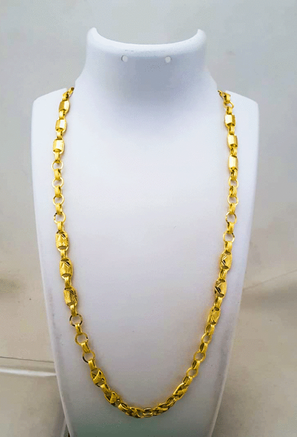 22K Real Gold Chain for Men's
