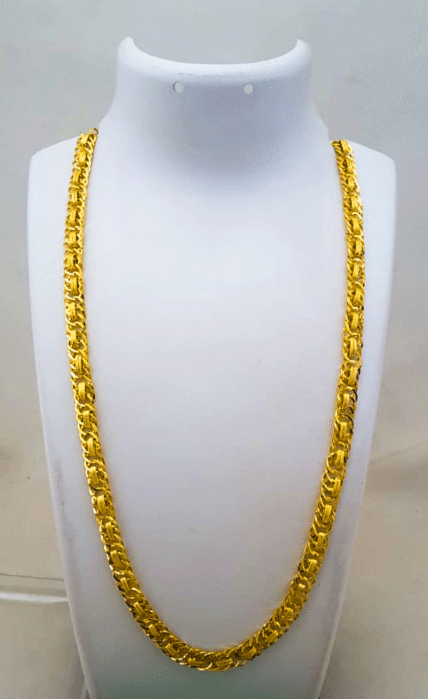 Authentic 22K Gold Neck Chain for Men's