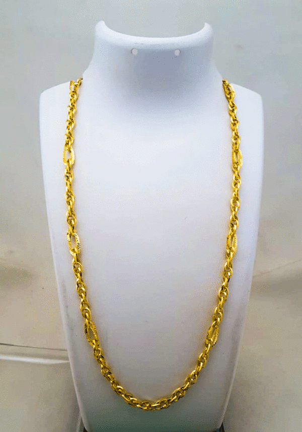 22K Pure Gold Chain for Men's