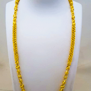 Lightweight 22K Gold Neck Chain for Men's