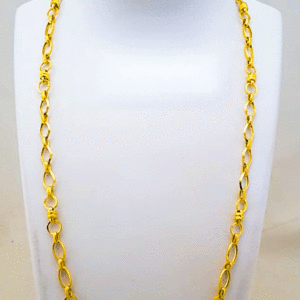 Authentic 22K Gold Neck Chain for Men's