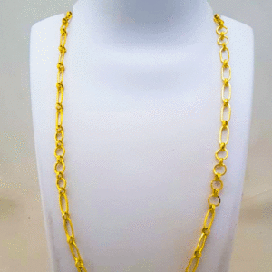 Certified 22K Yellow Gold Chain for Men's