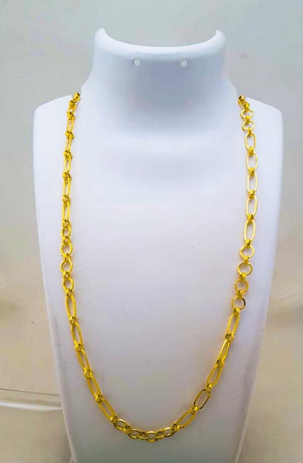 Certified 22K Yellow Gold Chain for Men's