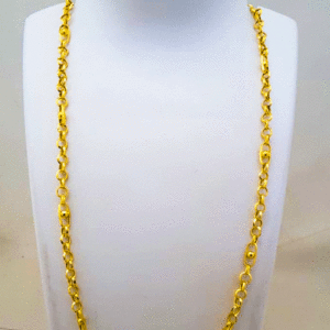 22K Pure Gold Chain for Men