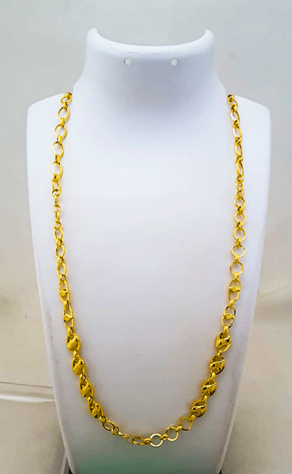 22K Real Gold Chain for Men