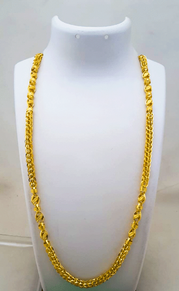 Festive Occasions 22K Pure Gold Chain for Men's - Image 2