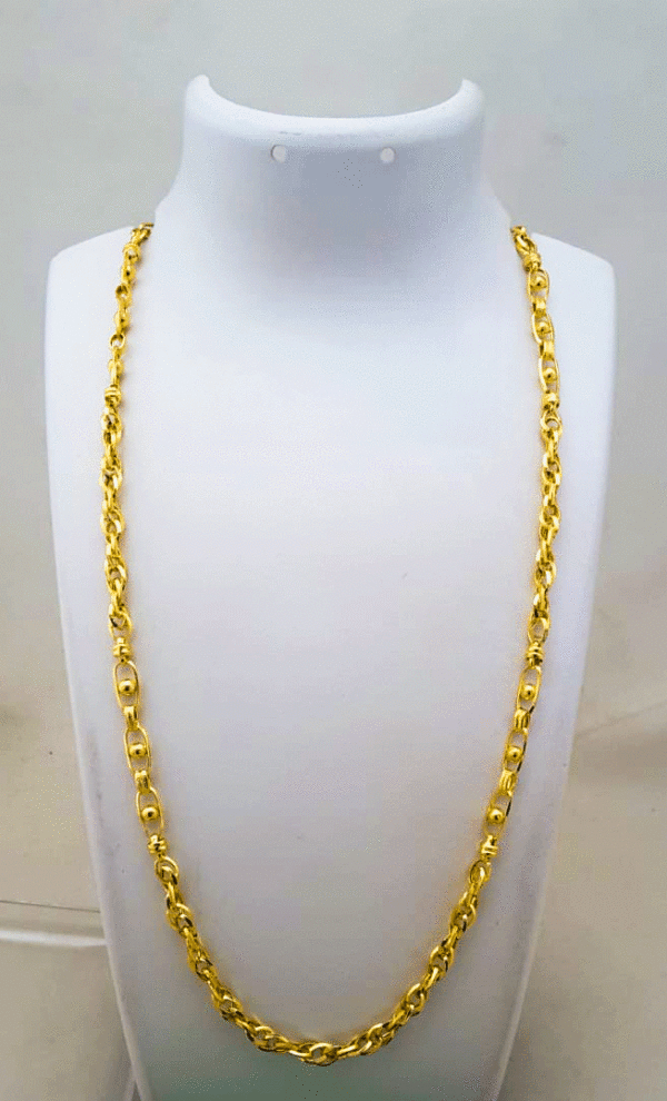 Luxury 22K Pure Gold Chain for Men's