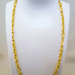 Long-Lasting Shine 22K Pure Gold Chain for Men